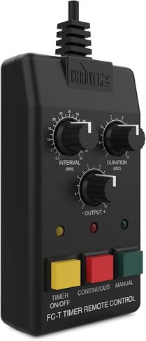 CHAUVET DJ FC-T Wired Vertical Fog Machine Timer Remote Control | Fog Machines,BLACK in Saudi Arabia