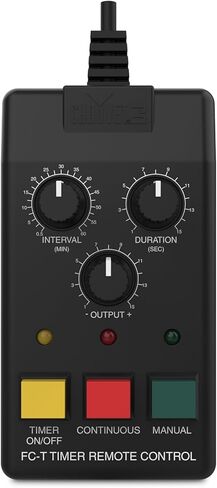 CHAUVET DJ FC-T Wired Vertical Fog Machine Timer Remote Control | Fog Machines,BLACK in Saudi Arabia