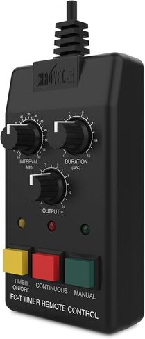 CHAUVET DJ FC-T Wired Vertical Fog Machine Timer Remote Control | Fog Machines,BLACK in Saudi Arabia