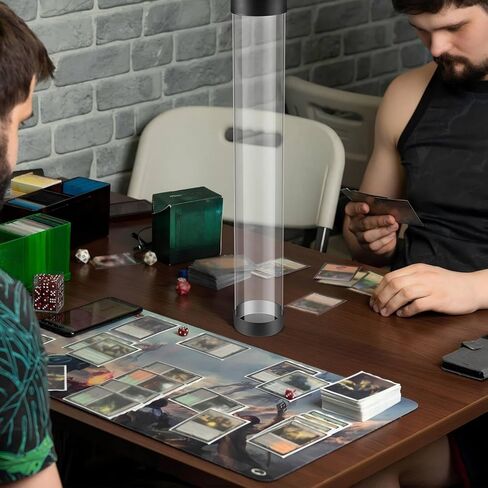 4 قطعة أنبوب Playmat أنبوب TCG الفني مع غطاء أسود 16.14 بوصة MTG حصيرة أنبوب واضح تلعب حصيرة أنبوب لألعاب TCG MTG in Saudi Arabia