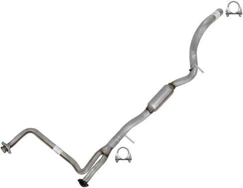 Exhaust Y-Pipe Resonator System Kit Compatible for 2012-2015 Jeep Wrangler 3.6L | Stainless Steel | Northeastern Exhaust | Includes Clamps | Automotive Replacement Part | Direct Fit in Saudi Arabia