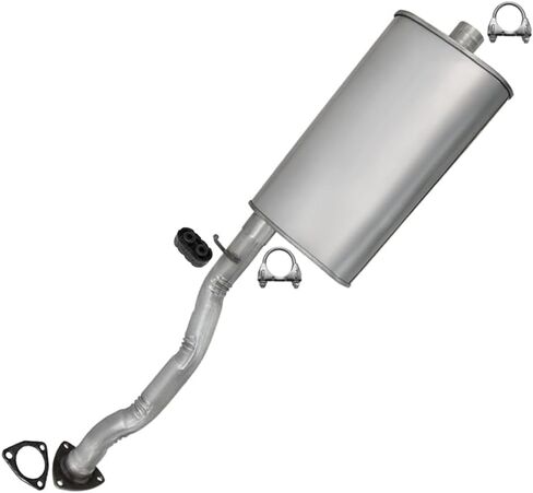 Exhaust Intermediate Pipe Muffler System Kit Compatible for 1996-1999 GMC Sonoma 4.3L | Direct Fit | Northeastern Exhaust | Free Gasket, Clamps, and Hanger Included | Automotive Replacement Part in Saudi Arabia
