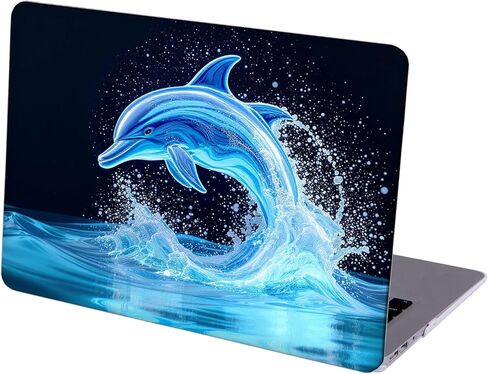 متوافق مع جهاز MacBook Pro مقاس 13 بوصة، حافظة صلبة مع غطاء لوحة مفاتيح وواقي شاشة (M1 A2338 A2289 A2251 A2159 A1989 A1706 A1708، إصدار 2016-2020) - Dolphins MC21059 in Kuwait