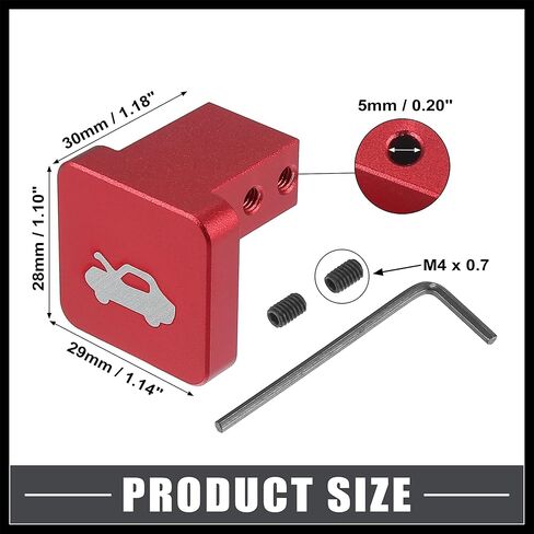 Hood Latch Release Handle Repair Kit for Honda Civic 1996-2011 for Honda CR-V 1997-2006 for Honda Element 2003-2011 Aluminum Alloy Red Durable Material in Saudi Arabia