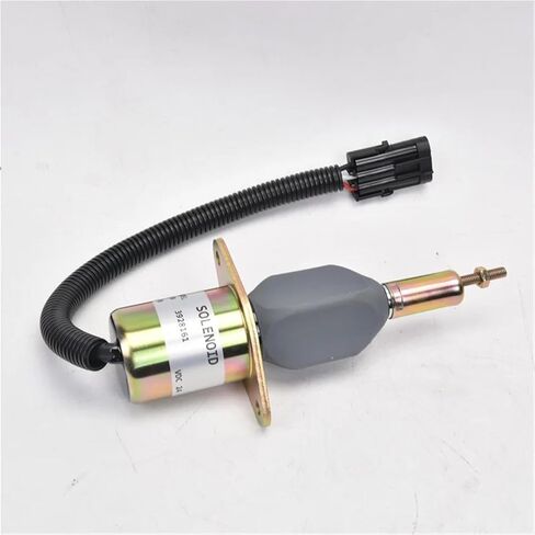 DC12V 24V 3928161 Genset Engine Fuel Shutdown Stop Solenoid Valve Flameout Fuel Cutting Valve Control Switch Generator Parts(24V) in Saudi Arabia