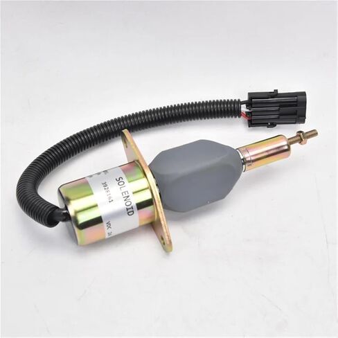 DC12V 24V 3928161 Genset Engine Fuel Shutdown Stop Solenoid Valve Flameout Fuel Cutting Valve Control Switch Generator Parts(24V) in Saudi Arabia