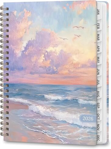 2026 Planner, Weekly and Monthly Calendar Planning Book, Jan 2026 - Dec 2026, Academic Agenda Planner for School Supplies and Office Desk Accessories - A5 (6.3" x 8.5") in Saudi Arabia