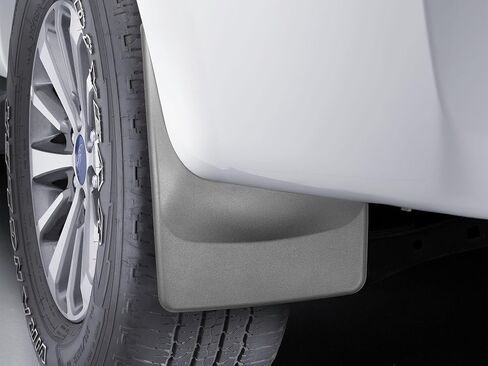 Weathertech Custom No Drill Splash Guard MudFlaps لسيارة Ford Expedition، زوج خلفي (120071)، أسود in Kuwait