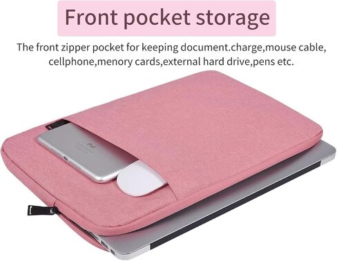 11.6-12.3 Inch Laptop Sleeve for Lenovo 11.6" 300e 500e Chromebook, Dell Latitude 3190 11.6", Samsung Chromebook Plus 12.2", acer Chromebook Spin 511 11.6", 12-13" Microsoft Surface Pro,Pink in Saudi Arabia
