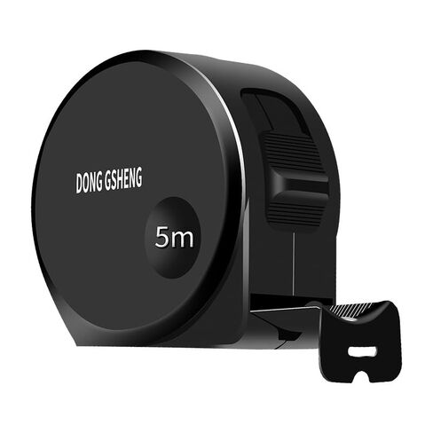 Metric Measuring Tape Self Locking Shock Resistant Steel Tape Measure High Precision Metre Ruler Scale Measuring Tools Frosted Shell-Black Gold-7.5m*25mm in Saudi Arabia