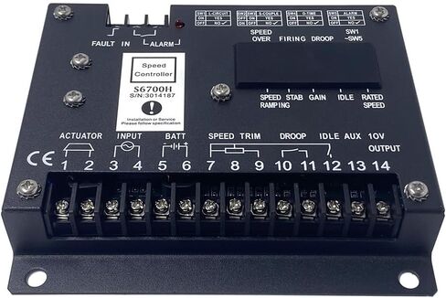 S6700H Generator Speed Controller Governor Actuator Control Module 24V Motor Panel for Engine Power Generator Parts in Kuwait