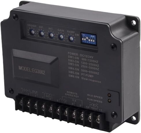 EG3002 Generator Governor Speed Controller unit Engine Actuator Magnetic Speed Sensor DC Motor Control Board Genset Part in Saudi Arabia