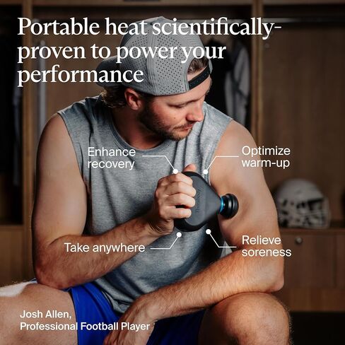 TheraGun Mini Handheld Electric Massage Gun - Compact Deep Tissue Treatment for Any Athlete On The Go - Portable Percussion Massager with QuietForce Technology (Black - 1.0) in Saudi Arabia