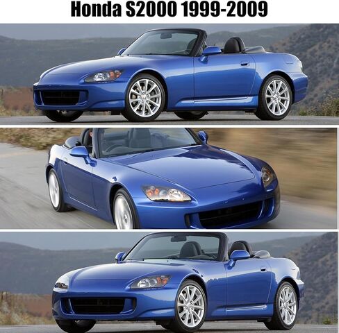 غطاء نصف سيارة أسود متوافق مع هوندا S2000 1999-2009، أغطية جسم السيارة الواقية لمقاومة الرياح والغبار والأشعة فوق البنفسجية لحماية الزجاج الأمامي والسقف in Kuwait