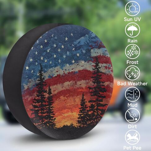 Spare Tire Cover Cowgirl Riding Horse Wheel Covers Protectors Waterproof Dust-Proof Universal Fit Trailer, RV, SUV and Many Vehicle 16 Inch in Saudi Arabia