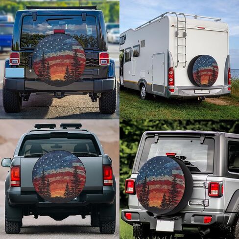 Spare Tire Cover Cowgirl Riding Horse Wheel Covers Protectors Waterproof Dust-Proof Universal Fit Trailer, RV, SUV and Many Vehicle 16 Inch in Saudi Arabia