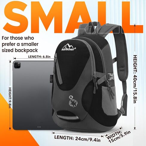 sunhiker Cycling Hiking Backpack Water Resistant Travel Backpack Lightweight SMALL Daypack M0714 (Navy Green) in Kuwait