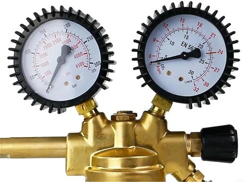 1pcs 652F Pressure Regulator Argon Gas Meter W21.8 Thread Pressure Reducing Regulator Carbon Dioxide Meter Pressure Reducer in Saudi Arabia