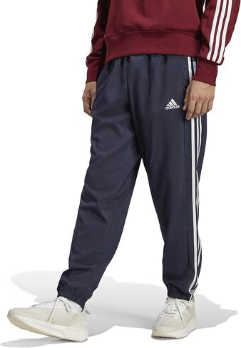 adidas Men's Aeroready Essentials Woven 3-Stripes Tapered Pants in Saudi Arabia
