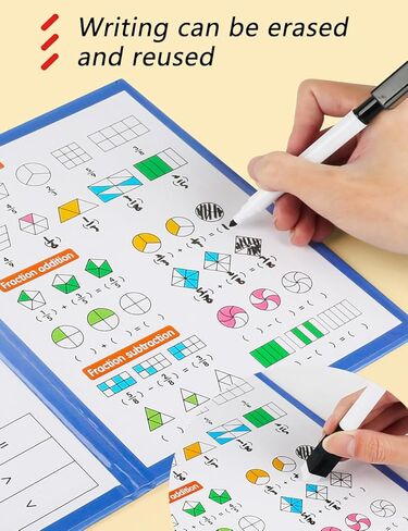 لغز تعليمي للكسر المغناطيسي، بلاط ودوائر الكسور، تجهيز قرص النتائج المغناطيسي، أدوات معالجة الرياضيات تعزز المهارات الرياضية لطلاب المدارس الابتدائية المبكرة in Kuwait