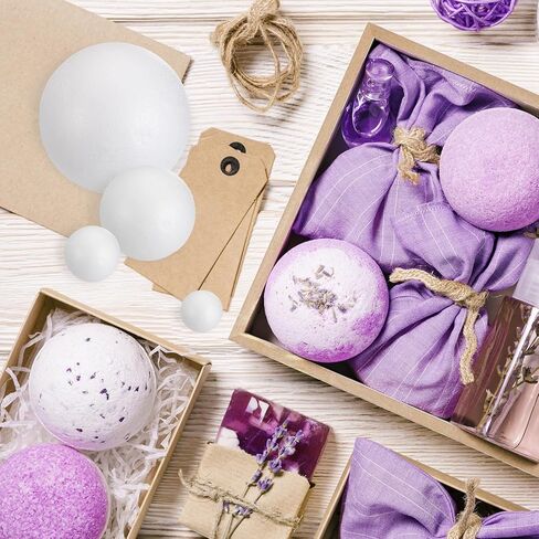 MECCANIXITY 57 Pcs White Craft Foam Balls 0.9 Inch Smooth Polystyrene Foam Balls for Crafts Christmas Wedding Party Decorations DIY Household Project in Saudi Arabia