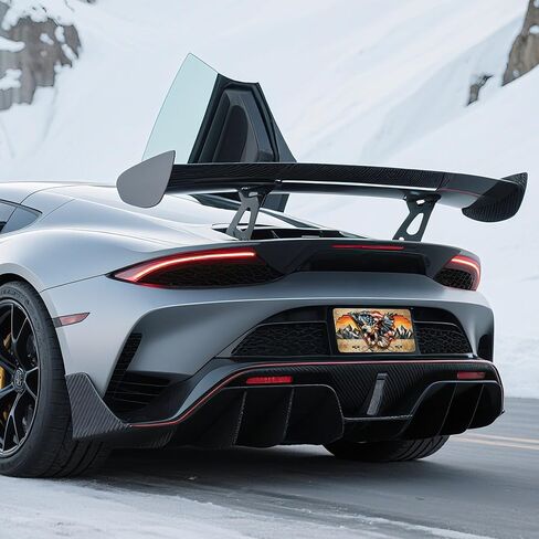 لوحة ترخيص أمامية - لوحة ترخيص من الألومنيوم مقاس 6 × 12 بوصة لتزيين السيارة مع العلم الأمريكي والنسر - لوحة مخصصة للسيارة وسيارات الدفع الرباعي والشاحنة والشاحنة (كرتون) in Kuwait