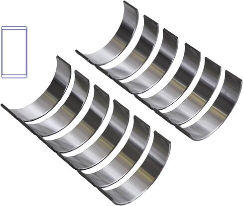 Connecting Rod Bearings Set | Compatible with Chrysler/Jeep 3.7L W/O Locating Tangs | Size = .030 (.75mm Oversized) in Saudi Arabia