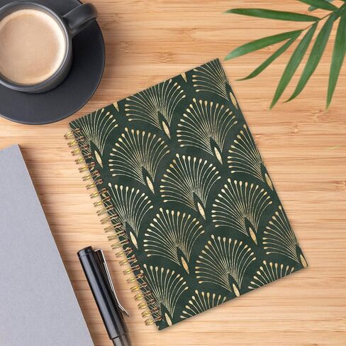 utelka boho دفتر الملاحظات الأخضر الداكن مجلة الذهب الأخضر، خمر الذهب احباط دوامة مجلة بوهو دفتر، بوهو الهدايا دفتر للنساء الطالبات الكاتبات الفنانين 5.5x8.3 in Kuwait