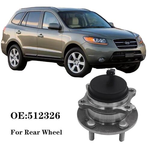 512326 محمل العجلات الخلفية ومجموعة المحور لـ 2007-2020 Hyundai Santa Fe/2007-2012 Veracruz، 2011-2015 Kia Sorento 5 Lug FWD in Saudi Arabia