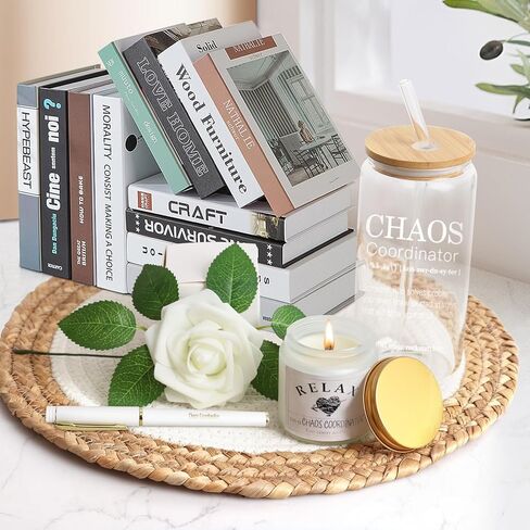 Frerdui 6 Pcs Teacher Appreciation Gift, Thank You Teacher Gifts, Back to School Gifts, Best Teacher Gifts for Women, Christmas Gifts for Teachers, 18 OZ Coffee Glass Candle Set Gifts for Teachers in Saudi Arabia