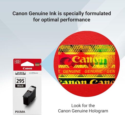 خرطوشة حبر سوداء أصلية PG-295 من Canon، متوافقة مع TR7120، TS6520، TS4320 in Saudi Arabia