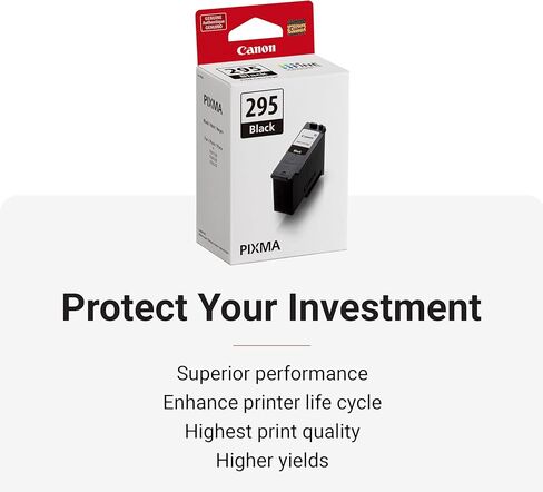 خرطوشة حبر سوداء أصلية PG-295 من Canon، متوافقة مع TR7120، TS6520، TS4320 in Saudi Arabia