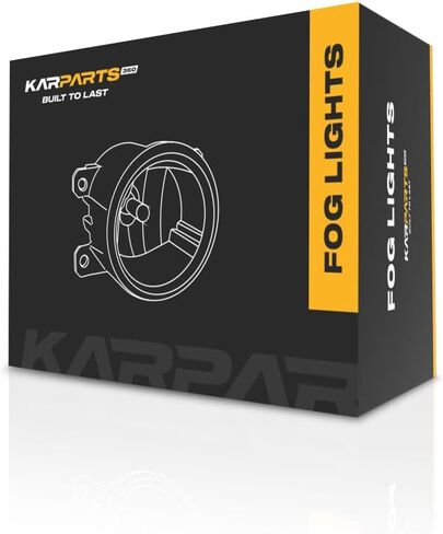 KarParts360 لسيارة دودج تشالنجر الضباب الخفيف 2011 12 13 2014 جانب السائق والراكب | زوج | معتمد من وزارة النقل | استبدال CH2592142 + CH2592142 in Kuwait