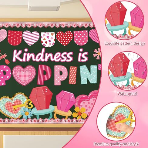 New Year Bulletin Board Decorations - Shejdgart Poppin' into The New Year Classroom Decorations Ballon Paper Cutouts Bulletin Board Set School Office Wall Chalkboard Decor Supplies in Saudi Arabia