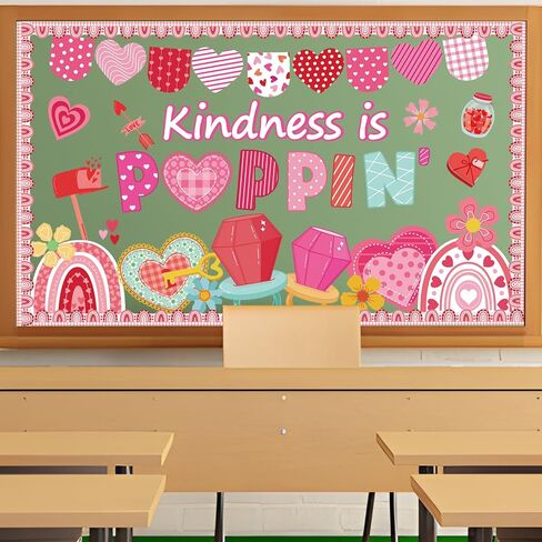 New Year Bulletin Board Decorations - Shejdgart Poppin' into The New Year Classroom Decorations Ballon Paper Cutouts Bulletin Board Set School Office Wall Chalkboard Decor Supplies in Saudi Arabia