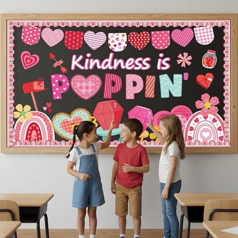 New Year Bulletin Board Decorations - Shejdgart Poppin' into The New Year Classroom Decorations Ballon Paper Cutouts Bulletin Board Set School Office Wall Chalkboard Decor Supplies in Saudi Arabia