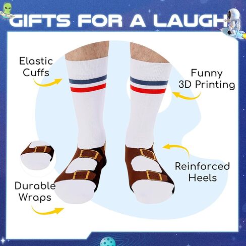 HAPPYPOP Men Donut Socks Poker Pineapple Socks, Funny Mushroom Poker Gift Men, Novelty Crazy Food Socks in Kuwait