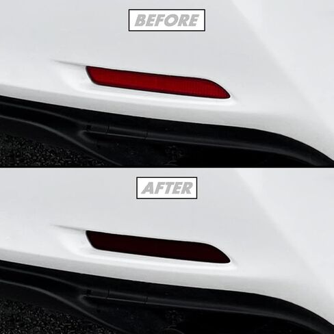SlickMod PreCut Vinyl Smoke Tint for 2015-2018 Lexus RC Tail Light (3. Turn Signal & Reverse, 20% Dark Smoke) in Saudi Arabia