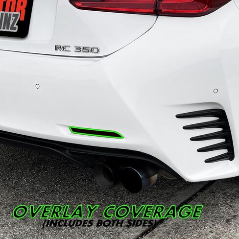 SlickMod PreCut Vinyl Smoke Tint for 2015-2018 Lexus RC Tail Light (3. Turn Signal & Reverse, 20% Dark Smoke) in Saudi Arabia