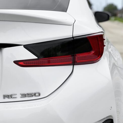 SlickMod PreCut Vinyl Smoke Tint for 2015-2018 Lexus RC Tail Light (3. Turn Signal & Reverse, 20% Dark Smoke) in Saudi Arabia