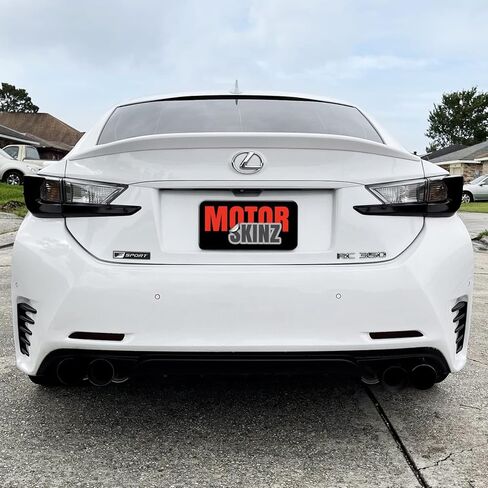لون دخان الفينيل المقطوع مسبقًا من SlickMod لسيارة Lexus RC 2015-2018 (3. إشارة الانعطاف والعكس، 20% دخان داكن) in Kuwait