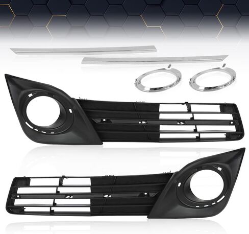 PIT66 Fog Light Covers Compatible with Toyota Camry SE 2012 2013 2014 Driver and Passenger Side Fog Lamp Grille Bezel Cover in Saudi Arabia