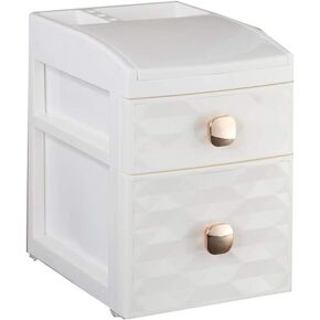 Desk File Cabinet Document Organizer - Plastic Cosmetic Drawer Container Makeup Organizer Box Holder Home Desktop Sundry Storage Case(Color:D) (E) in Kuwait