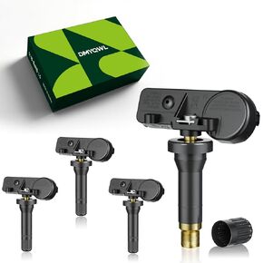 4 قطع مستشعر TPMS مبرمج مسبقًا، 433 ميجا هرتز يناسب رام وكرايسلر ودودج وجيب جراند شيروكي (2011-2015)، دورانجو (2011-2015)، شاحن (2010-2020) رام (2010-2013) - استبدال أجهزة استشعار الإطارات # 56029398AB in Kuwait