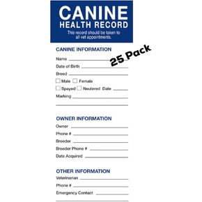 Revival Animal Health Cat Health Records, 25 pk in Kuwait