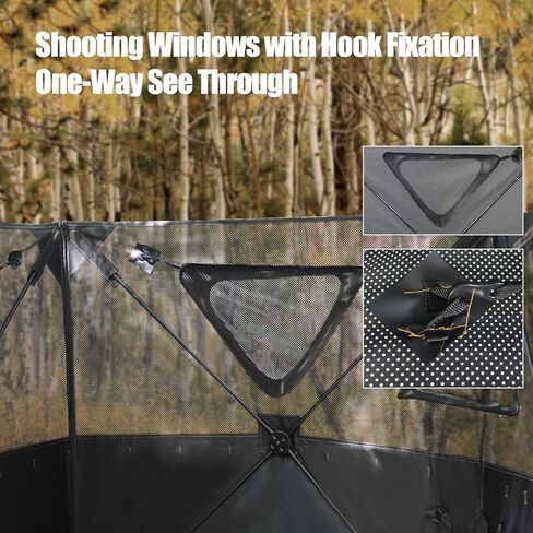 Hunting Blind See Through Ground Blind Portable Three-Panel Hunting Ground Blinds for Duck Deer & Turkey in Saudi Arabia