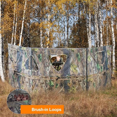 Hunting Blind See Through Ground Blind Portable Three-Panel Hunting Ground Blinds for Duck Deer & Turkey in Saudi Arabia