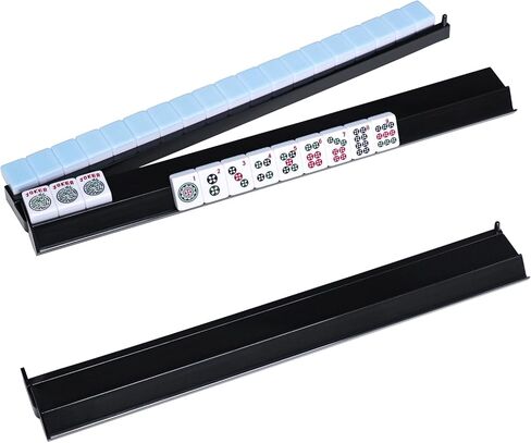 4PCS Mahjong Racks with Pushers for 166 American Mahjong Tiles, Mahjong All-in-one Tile Rack with Pusher Combo in Saudi Arabia