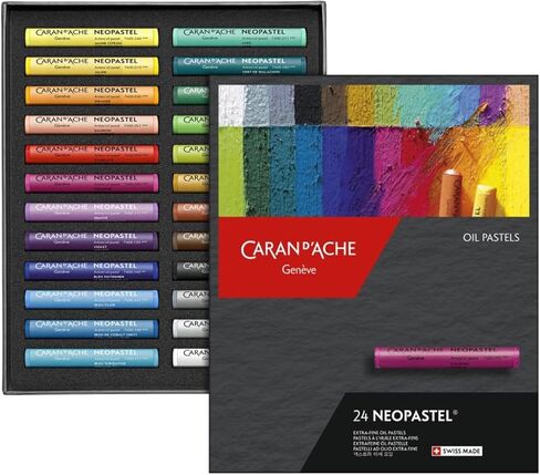 CREATIVE ART MATERIALS Caran D'ache Neopastel Oil Pastels Set/48 (7400.348) in Saudi Arabia
