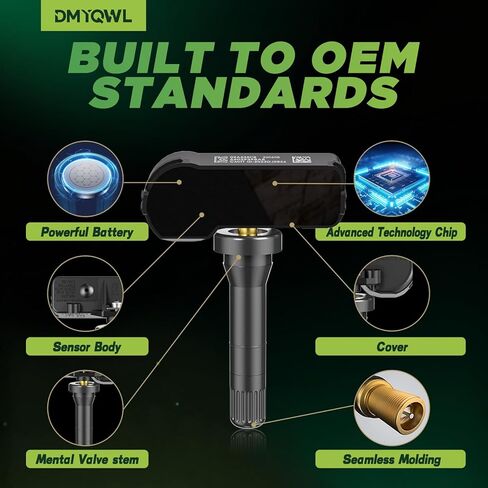 4 قطع مستشعر TPMS مبرمج مسبقًا، 433 ميجا هرتز يناسب رام وكرايسلر ودودج وجيب جراند شيروكي (2011-2015)، دورانجو (2011-2015)، شاحن (2010-2020) رام (2010-2013) - استبدال أجهزة استشعار الإطارات # 56029398AB in Kuwait